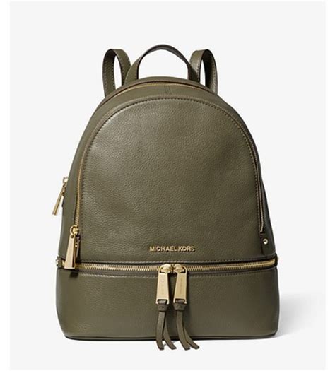 olive green michael kors green bag|michael kors olive green backpack.